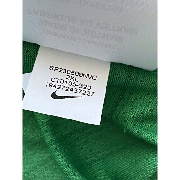 Nike Dri Fit KENYA TEAM ISSUED RUNNING Shirt Green CT0105-320 Men's 2XL NO TAGS - Picture 10 of 14